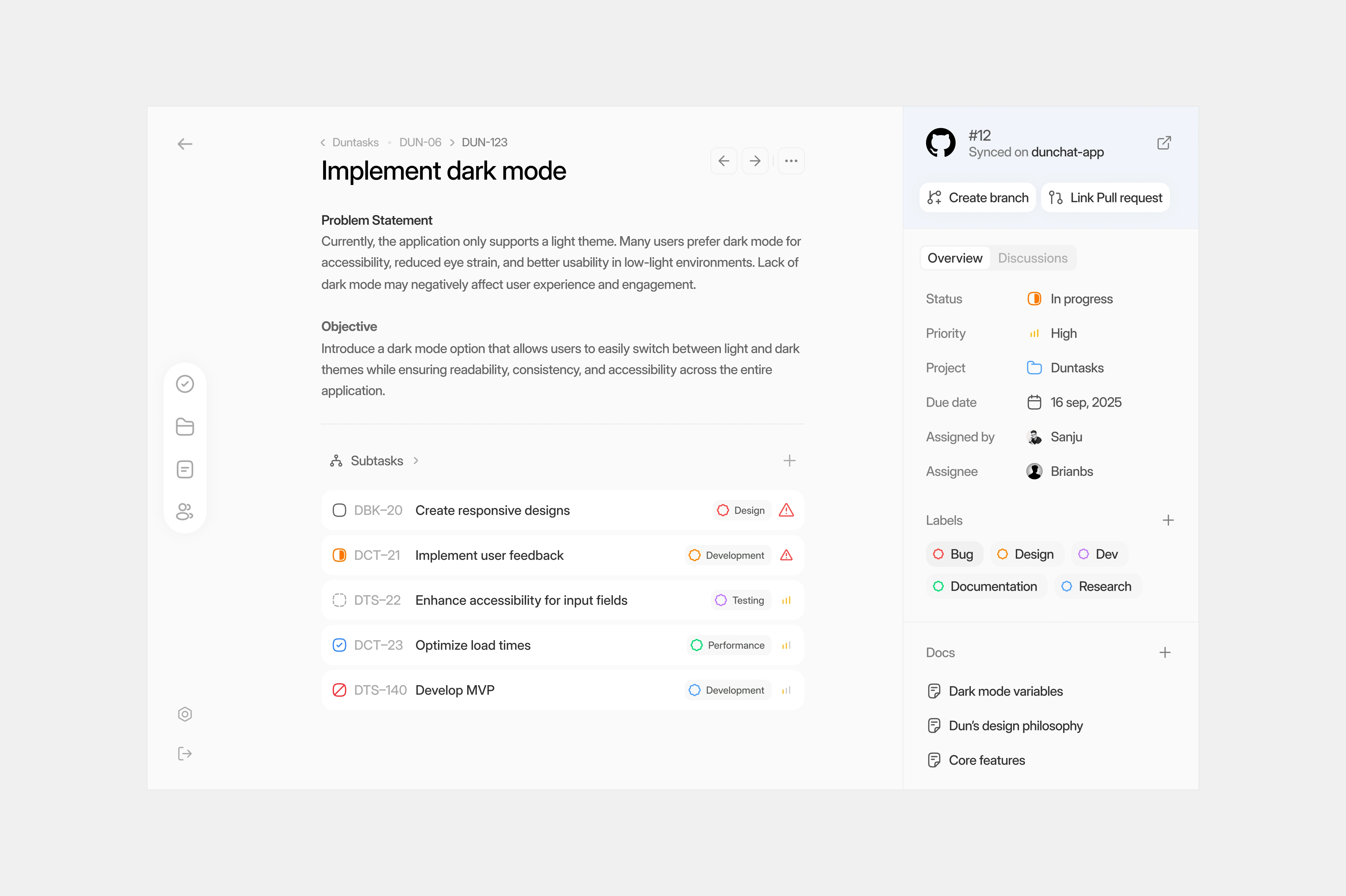 duntasks - git-issue.webp